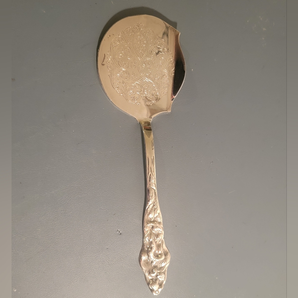 Vintage Raimond ITALY Silverplate Server Tomato Pancake Cranberry flatware